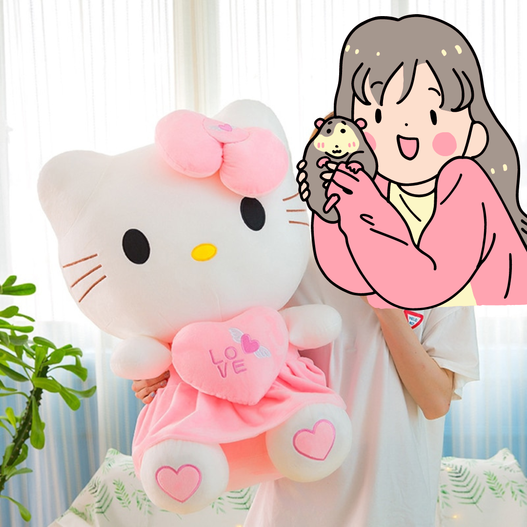 Hello Kitty Heart Plushie