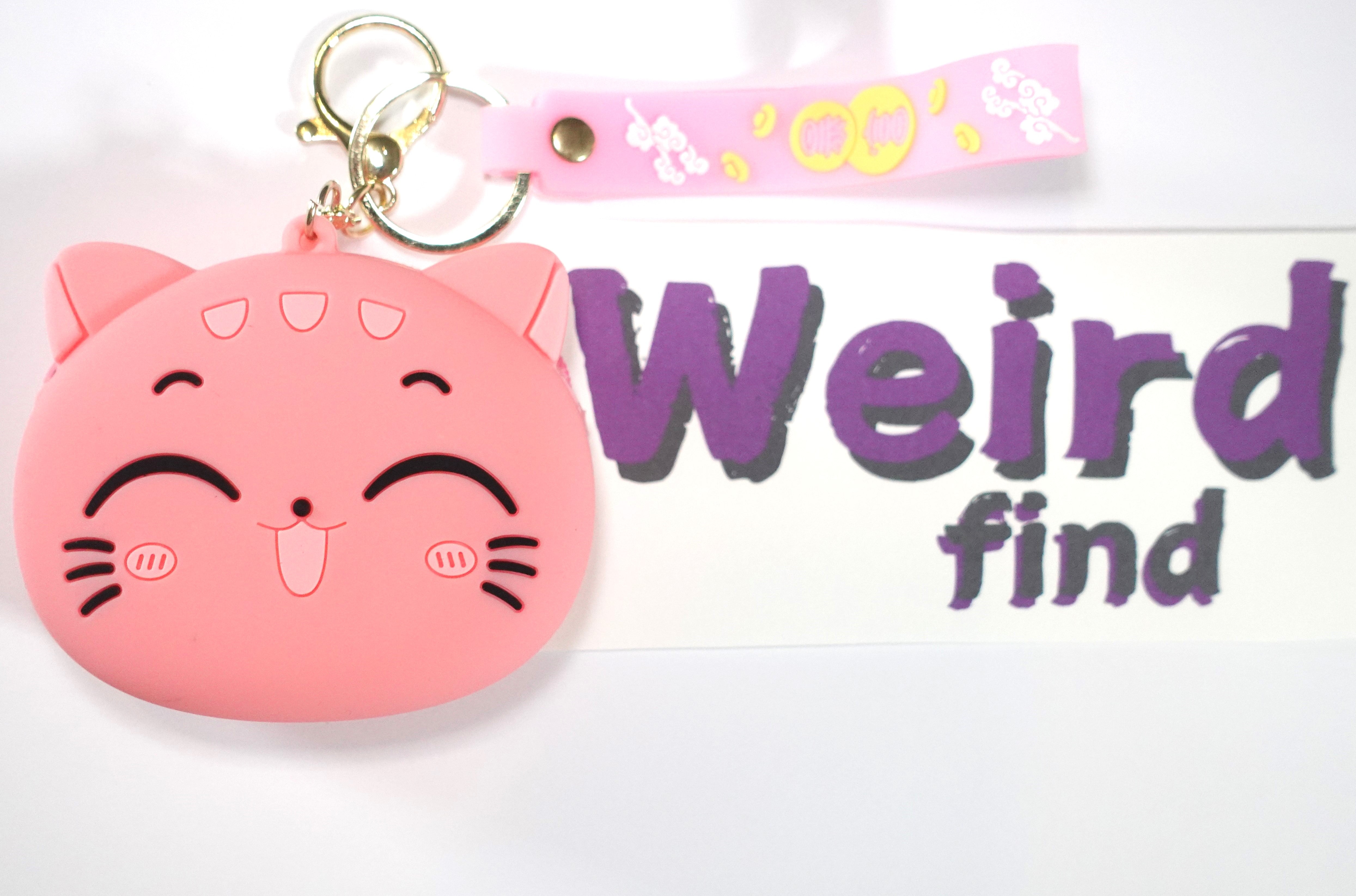 Kitty Pouch Keychain