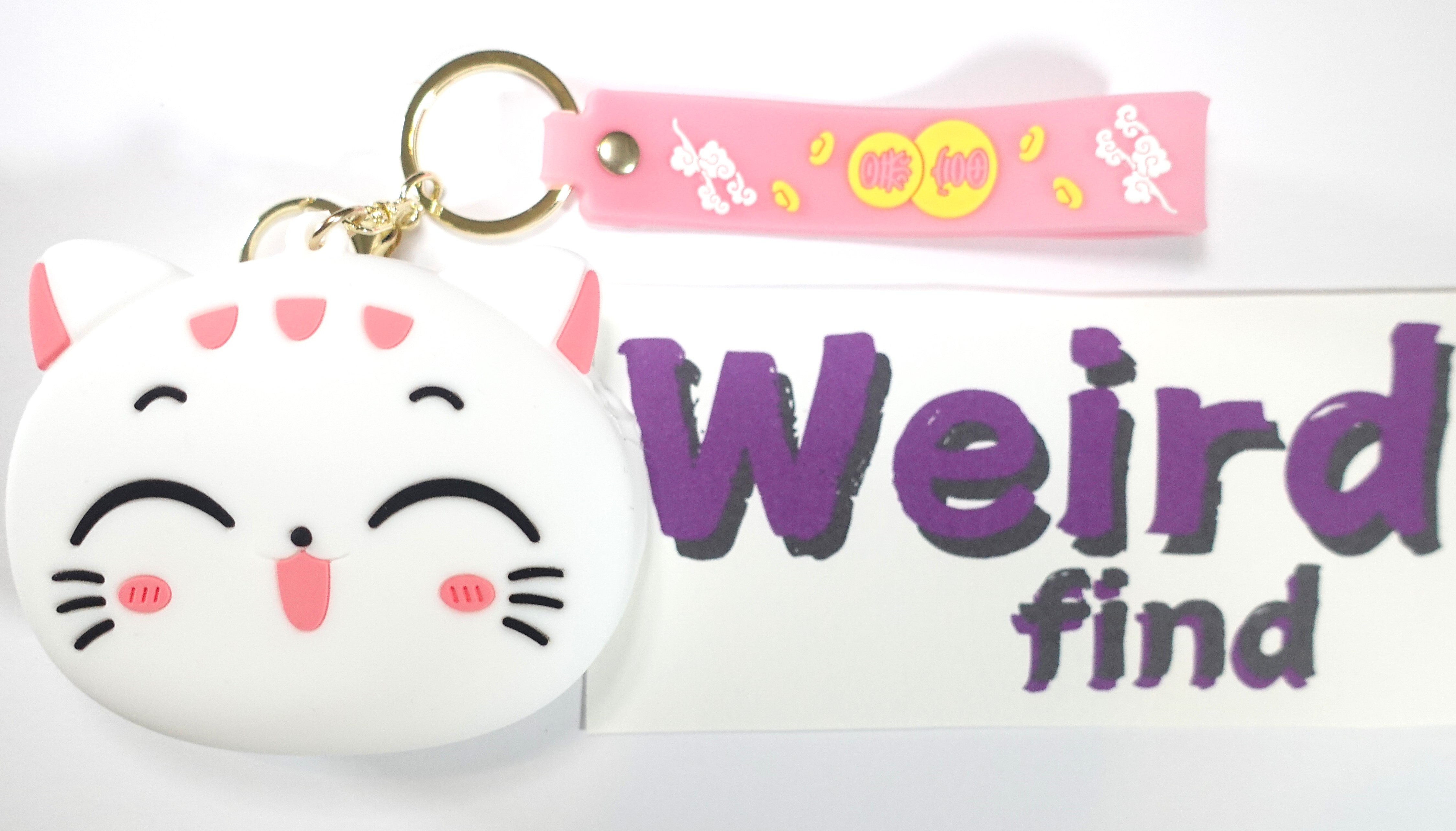 Kitty Pouch Keychain