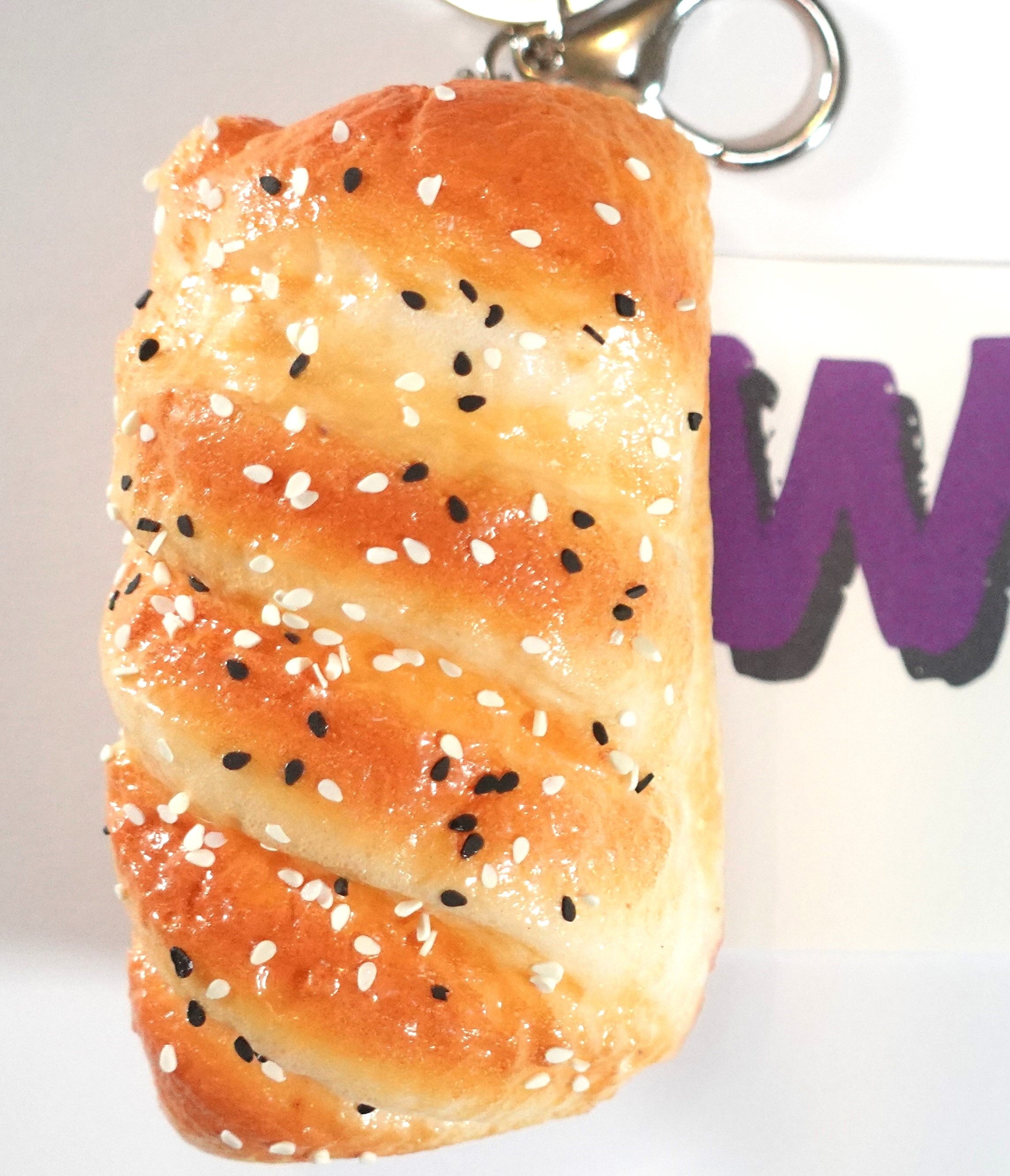 Hungry Bread Keychain