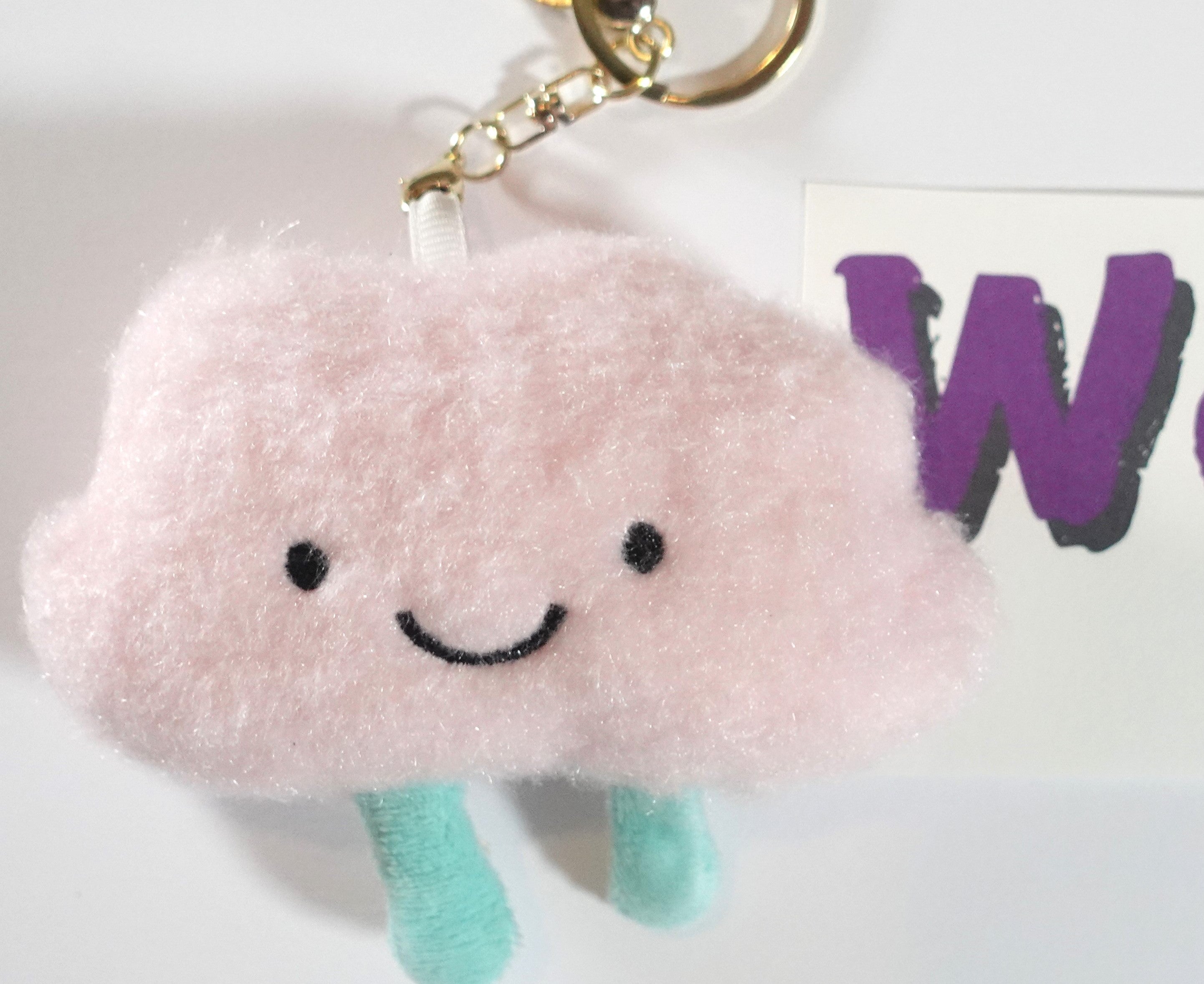 Smiley-Cloud Keychain