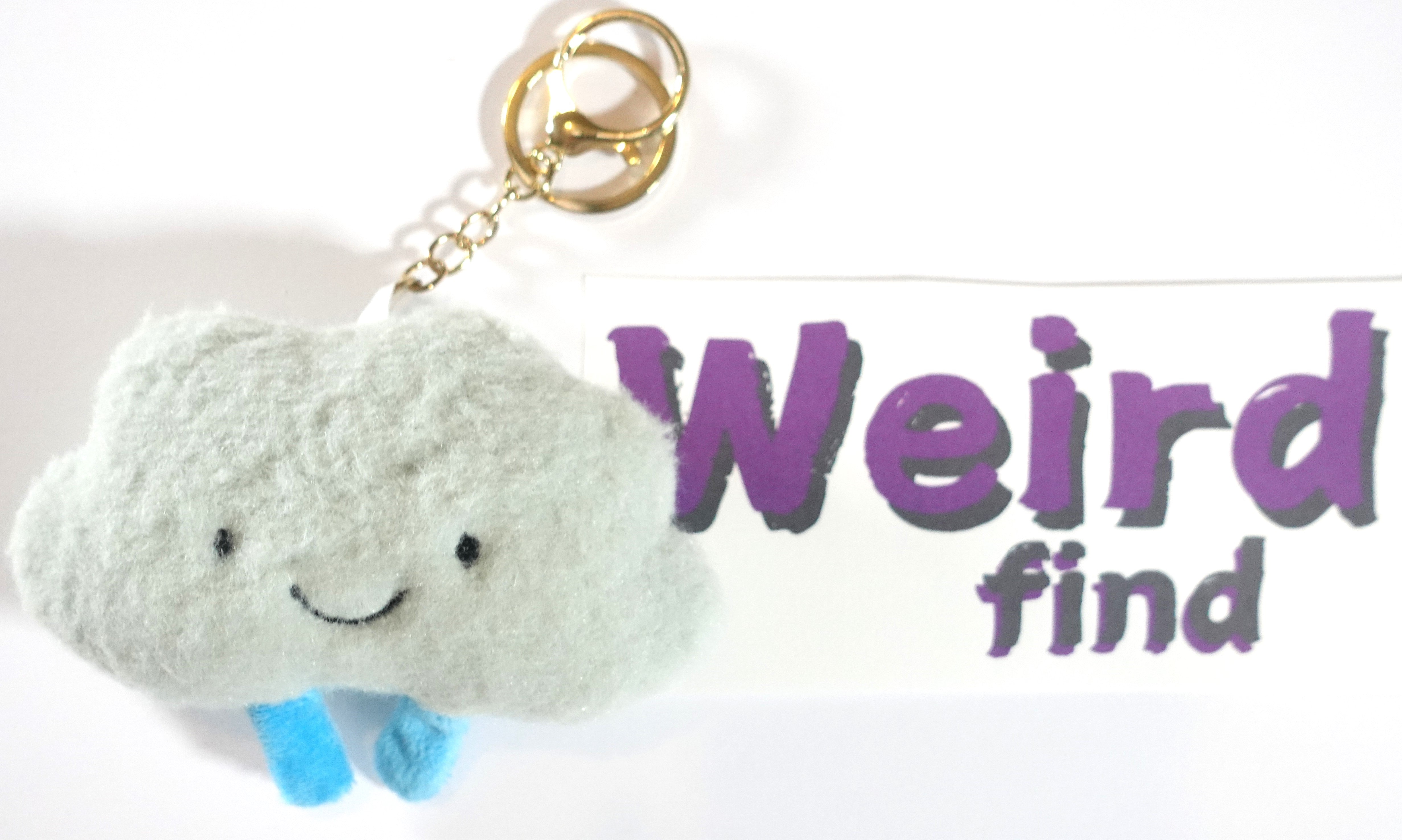 Smiley-Cloud Keychain