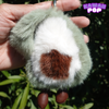 Fluffy Avocado-Feet Keychain