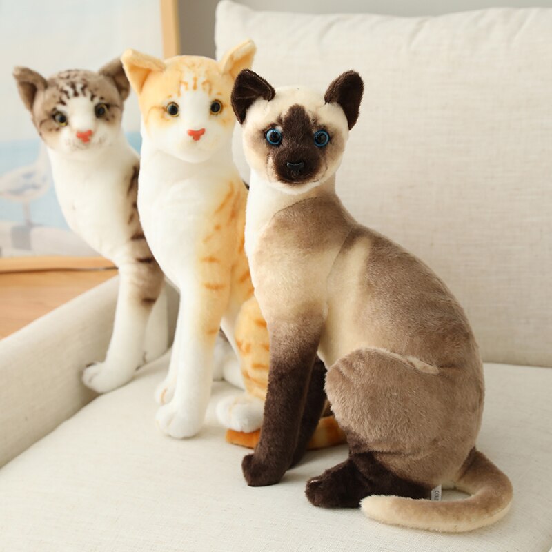 Siamese Plush Kitty-Cat