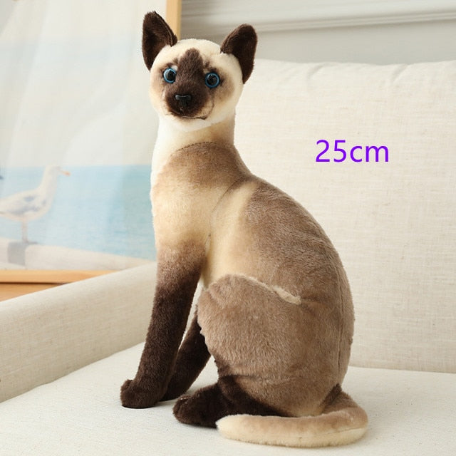 Siamese Plush Kitty-Cat