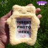 Bunny Cat Teddy Photo-ID Keychain