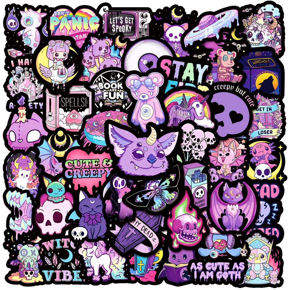 Punk Rock Gothic Stickers