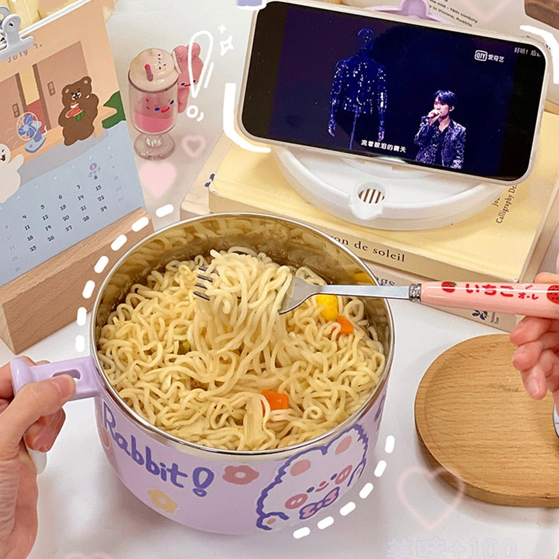 Kawaii-Rabbit Ramen Bowl