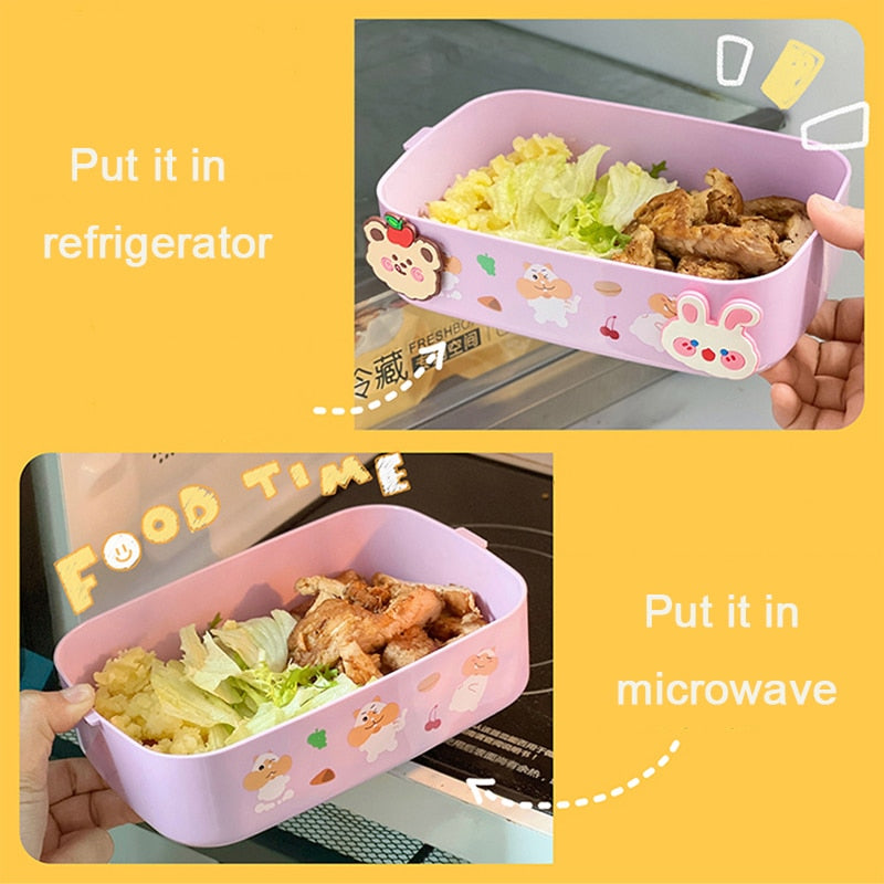 Kawaii Portable Lunch Box