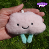 Smiley-Cloud Keychain