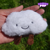 Smiley-Cloud Keychain